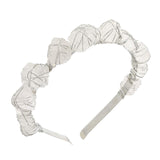 Raw Crystal Quartz Crown Headband - Handmade Natural Quartzite Rhinestone Hairband Crown for Women Halloween Costume Headwear Accessories (Transparent)