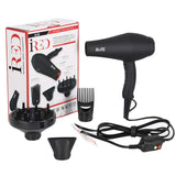1875W Ionic Hair Dryer with Diffuser, Professional Powerful Fast Dry Blow Dryer with Concentrator Attachments, Adjustable 3 Heat & 2 Speed