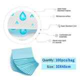 Wormhole Tattoo Bibs, 125pcs Disposable Dental Bibs, Super Thick Piercing Bibs, 5 Ply Waterproof Tattoo Table Covers Clean Pad (13" x 17", Blue)