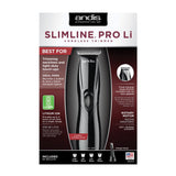 Andis 32475 Slimline Pro Lithium Ion T-blade Trimmer, Black