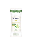Dove Womens Antiperspirant Deodorant For Sweat Block Cool Essentials 48-Hour Deodorant Protection 2.6 oz 2 count