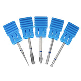 TraderPlus 5Pcs 3/32" Nail Drill Bits Set for Electric Dremel Drill Machine Manicure Pedicure