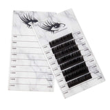 10 Layers Acrylic Eyelash Storage Box, Grafting Eye Lashes Extension Close-Packed Display, Makeup Organizer False Eyelashes Glue Pallet Holder, Eyelash Box Extension Tool (Marble)