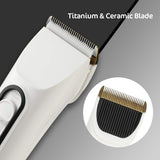 BESTBOMG Professional Electric Hair Clippers for Men Quiet Cordless Hair Trimmer IPX7 Waterproof Home Barber Hair Cutting Kit with LED Display