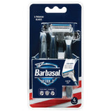 Barbasol Ultra 3 Premium Disposable Razor Value Pack Bundle (3 Packs/12 Total Razors)