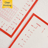 Silicone Pastry Mat Non Stick Extra Thick Baking Mat with Measurement Fondant Mat