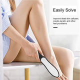 iBazal Professional Pedicure Foot File,Callus Remover for Feet. Foot Scrubber with Ergonomic Design. Stainless Steel Foot Exfoliator for Spa and Pedicure. Pumice Stone for Feet-Black