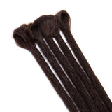 20 Inch Dreadlocks Hair Extensions African Faux Locs Crochet Twist Hair Reggae Hipple Braids Style 5pcs/Pack Medium Brown