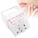 120 Grids Transparent Nail Art Storage Box, 5-layer Drawer, Water and Dust Resistant, Elegant Appearance, Large Capacity, Beads, Nail Art Supplies Sequence Organize