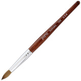 Pana USA Acrylic Nail Brush100% Pure Kolinsky Hair Mahogany Wood Handle with Silver Ferrule Round Shaped Style (Size # 10, Mahogany)