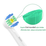 Wyfun 8Pcs Replacement Brush Heads for Oral B, Refills Toothbrush Heads for Electric Toothbrush, Polishes to Remove Stains for Whiter Teeth