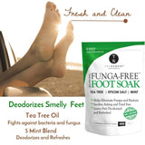 Remedy Tea Tree Oil Foot Soak + Tea Tree Oil Balm to Fight Athletes Foot, Feet Odor, Jock Itch, Ringworm, Eczema, Nail Issues, Skin Rashes, Irritations, Soften Calluses and Soothes Sore Tired Feet