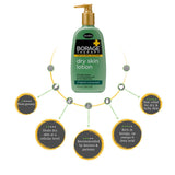 ShiKai - Borage Therapy Plant-Based Dry Skin Lotion, Soothing & Moisturizing Relief For Dry, Irritated & Itchy Skin, Non-Greasy, Sensitive Skin Friendly (Unscented, 8 Ounces)