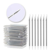 Combofix 100Pcs Ear Nose Piercing Needles 316L Stainless Steel Mixed Sizes 12G,14G,16G,18G and 20G Body Piercing Needles Supply Tattoo Machine Tool Supply Body Piercing Tool(100Pcs)