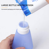 3oz / 90ml Refillable Travel Bottles Set Squeezable Silicon Tubes Leak Proof Travel Accessories for Shampoo Liquids - Set of 8