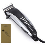 Dayllon Professional Hair Trimmer Kit for Men & Kids | Plug-in Cord Hair Clippers Multigroom 8-in-1 Beard Trimmer | Non-Slip Design & Adjustable Combs, Stainless Razor