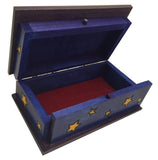 Flying Pig Secret Box Polish Handmade Linden Wood Keepsake Secret Opening Jewelry Box