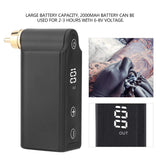 Wireless Tattoo Power Supply Power Bank 2000mAh RCA Connection for Tattoo Machine Pen
