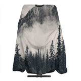 Professional Salon Cape with Telescopic Buckle National Parks Canadian Smokey Mountain Cliff Outdoor Photo Art Hair Cutting Apron Barber Hairdressing Capes Wrap