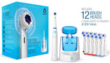 Pursonic RET200 Power Rechargeable Electric Toothbrush With UV Sanitizing Function, 12 Brush Heads Included