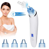 CHARMINER Blackhead Remover Pore Vacuum, Blackhead Extractor Tool, Pore Sucker for Face with USB Rechargeable for Facial Skin (Blue)