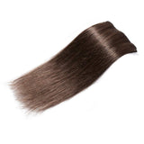 22" / 22 inch 100% Remy Human Hair Extensions Clip in #4 Medium Brown Grade 7A Quality Full Head 8pcs 18clips Long Soft Silky Straight for Women Fashion 110g