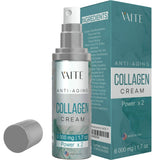 Collagen Cream - Day & Night – Anti-Wrinkle and Anti-Aging Face and Neck Wrinkle Moisturizer - Firming Formula Helps Reduce Appearance of Wrinkles and Fine Lines - Organic Natural Lotion With Vitamin