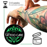 Tattoo Care Classic(1.23 Oz) Tattoo Aftercare Ointment with Natural Ingredients, Moisturizing Cream, Brightens Tattoo Colors, Unscented Tattoo Lotion, Protects, Revives, Helps to Heal & Reduce Redness