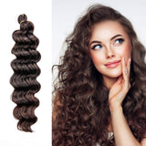 LEEONS Ocean Wave Hair Crochet Wavy Hair Ombre Deep Wave Crochet Hair 20 Inch (4-Pack, T1b-33)