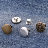 Button Pins for Jeans, Pants Button Pins Instant Buttons Jean Button for Pants Fashion