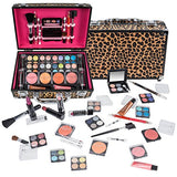 SHANY Carry All Makeup Train Case with Pro Makeup and Reusable Aluminum Case