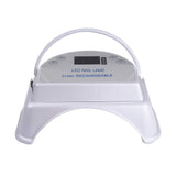 TAKOYI LED Nail Lamp 64W Gel Light Nail Dryer Cordless Gel Light 4 Timer Setting Cordless UV Led Nail Light Curing Nail Dryer for Gel Nails with Lifting Handle Touch Sensor LCD Screen (White)