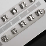 Maxmartt 10 Packs/Set Metal Brackets Braces Tooth Tool (without hook)