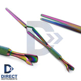 Multi Function Acrylic Nail Pincher Cuticle Pusher Remover Tweezer 7'' C-Curve Magic Wand Nail Cleaner
