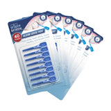 Triple Bristle Dental Picks | Interdental Toothpicks | Safely Removes Food Debris & Stimulates Gums | Gentle Clean | Removes Plaque & Fights Bad Breath | 40 count per pack | 6 pack