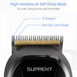 Hair Clippers SUPRENT Corded Hair Clippers for Men, 21-piece Hair Cutting Kit with 27 Cutting Length, 10 Guide Combs, Scissor, Storage Case