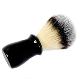 Shaving Brushes, JR Synthetic Nylon Brush Hair Knot with Pure Black Engineered Resin Handle Shaving Brush for Men, Safety Razor, Double Edge Razor, Shaving Razor