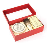 Taylor Of Old Bond Street Shaving Sandalwood Brush,Sandalwood Shaving Cream Bowl 150g and Sandalwood Aftershave 50ml Set