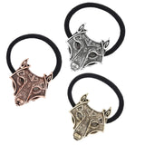 Lurrose 3pcs Christmas Hair Rope Vintage Retro Wolf Head Hairband Hair Ties Cute Ponytail Holder Hair Stretchy Xmas Hair Decoration for Women