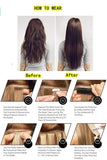 Tape in Hair Extensions Human Hair 16 Inch 20 Pieces/Package 50 G Jet Black Color Hair Extensions Tape in Real Remy Hair Straight (16Inch,#1)