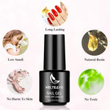 WELTEAYO Gel Nail Polish, Gel Nail Polish Set with Base Coat, Glossy & Matte Top Coat 23 Pcs Gifts Box kit, Soak Off UV/LED Gel Starter Kit, Glitter Nail Art Starter Kit Beauty Gifts Set