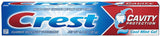 Crest Cavity Protection Toothpaste, Cool Mint Gel 6.4 oz (181g) - Pack of 2