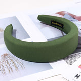6pcs Thick Velvet Headband Padded Headbands Velvet Sponge Thick Hairbands For Women Girls DIY Hair Accessories