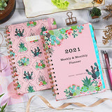 2021 Planner - Weekly & Monthly Planner with Tabs, 6.3" x 8.4", Jan. - Dec. 2021