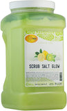 SPA REDI – Lemon & Lime Glow Salt Scrub, Exfoliating, Hydrating & Nourishing, Infused with Natural Oils and Vitamin E for Glowy Smooth Skin - 128oz Gallon