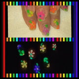 Glow in the Dark Powder Nail Art Pigment Set