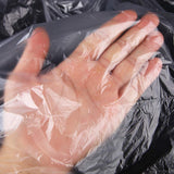 50Pcs Hair Salon Capes, Disposable Clear Hair Cutting Capes, Waterproof Haircut Cover Shampoo Barber Cape, Perfect for Home Barbershop and Salon Hairdressing, Hair Coloring, Perming - 51.2" x 36.2"