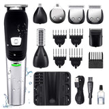 Beard Trimmer Hair Trimmer for Men,MIGICSHOW Hair Clippers Waterproof 6 in 1 Grooming Hair Cutting Kit Mustache Trimmer Body Groomer Trimmer for Nose Ear Facial Hair Precision Trimmer USB Rechargeable