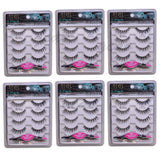 (30 Pairs) Ardell Lashes 5 Pairs/Pack Demi Wispies - FREE APPLICATOR