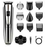 SweetLF Beard Trimmer for Men Cordless Hair Clipper Grooming kit Hair Trimmer Mustache Trimmer Body Groomer Trimmer for Nose Ear Facial Hair Cordless Waterproof 5 in 1